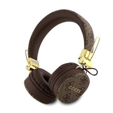 Cuffie senza fili Guess 4G Metal Logo - Marrone