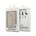Portacarte magnetico con specchio e funzione supporto Guess 4G - Rosa