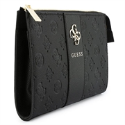 Borsa a mano Guess 4G Peony Stripe con logo in metallo - Nera