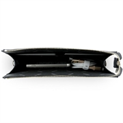 Borsa a mano Guess 4G Peony Stripe con logo in metallo - Nera