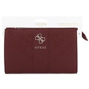 Borsa a mano Guess 4G Peony Stripe con logo in metallo - Borgogna