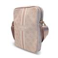 Guess 4G Borsa universale per tablet con strisce stampate - 10" - Rosa