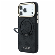 Custodia MagSafe per iPhone 18 Pro Guess 4G Ring Stand