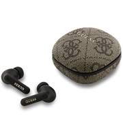 Cuffie True Wireless Guess 4G Script Logo ENC - Marrone