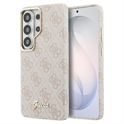 Custodia magnetica Samsung Galaxy S26 Ultra Guess 4G Script Metal Logo - Rosa