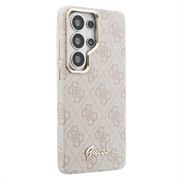 Custodia magnetica Samsung Galaxy S26 Ultra Guess 4G Script Metal Logo - Rosa