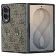 Custodia magnetica Samsung Galaxy Z Fold8 Guess 4G Script Metal Logo - Marrone