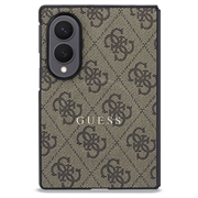 Custodia magnetica Samsung Galaxy Z Fold8 Guess 4G Script Metal Logo - Marrone