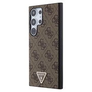 Samsung Galaxy S24 Ultra Guess 4G Triangle Logo Case (Open Box - Excellent) - Brown