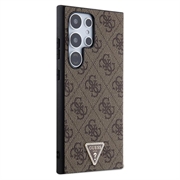 Samsung Galaxy S24 Ultra Guess 4G Triangle Logo Case (Open Box - Excellent) - Brown