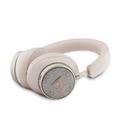 Cuffie wireless Guess 4G Triangle Logo ENC e custodia da trasporto - Rosa