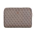 Custodia per computer portatile Guess 4G con tasca a cerniera e logo a triangolo - 14"