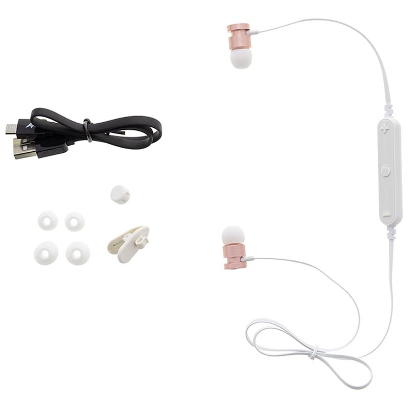 Auricolari Bluetooth Guess CGPTE05 - Bianco / Rosa Oro