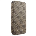 Custodia Guess Charms Collection 4G Book per iPhone 11 - Marrone