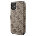 Custodia Guess Charms Collection 4G Book per iPhone 11 - Marrone