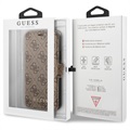 Custodia Guess Charms Collection 4G Book per iPhone 11 - Marrone