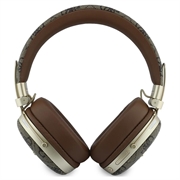 Cuffie wireless Guess ENC Metal 4G Script Logo - Marrone