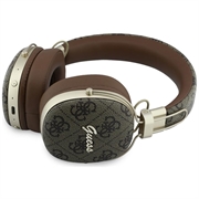 Cuffie wireless Guess ENC Metal 4G Script Logo - Marrone