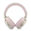 Cuffie wireless Guess ENC Metal 4G Script Logo - Rosa