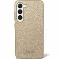 Custodia Ibrida Guess Glitter Flakes Metal Logo per Samsung Galaxy S24+