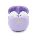 Auricolari wireless TWS Guess Gold Line Glossy Classic Logo - Viola