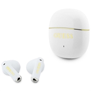 Auricolari wireless TWS Guess Gold Line Glossy Classic Logo - Bianco