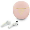 Auricolari wireless Guess Gold Line Triangle con custodia di ricarica - Rosa