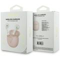 Auricolari wireless Guess Gold Line Triangle con custodia di ricarica - Rosa