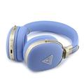 Cuffie wireless ENC Guess Grained Triangle Gold Metal Logo - Blu