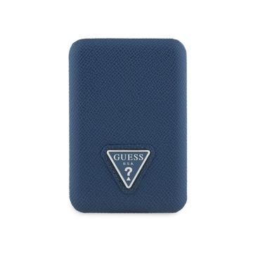 Guess Grained Triangle Logo Powerbank Compatibile MagSafe 5000mAh - Blu