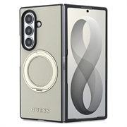 Custodia Samsung Galaxy Z Fold8 Ultra Guess Magnetic Ring Stand Grained Classic Logo - Compatibile con MagSafe - Beige