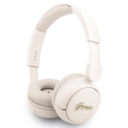 Guess Cuffie On-Ear Bluetooth 5.3 con logo in metallo - Beige