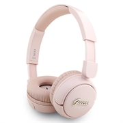 Guess Metal Logo Script Cuffie Bluetooth 5.3 On-Ear - Rosa