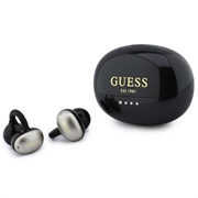 Auricolari wireless OWS con logo classico e finitura metallizzata di Guess
