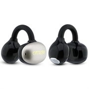 Auricolari wireless OWS con logo classico e finitura metallizzata di Guess