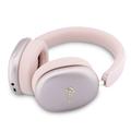 Cuffie wireless ENC con logo "Script" dorato con finitura metallica - Rosa