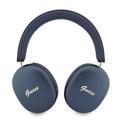 Cuffie wireless con ENC Guess Metallic Finish Gold Script Logo - Blu navy