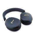 Cuffie wireless con ENC Guess Metallic Finish Gold Script Logo - Blu navy