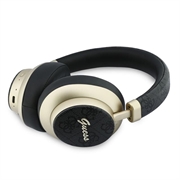 Auricolari wireless Guess PU 4G Gold Script Metal Logo ENC - Nero