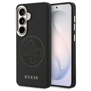 Custodia Samsung Galaxy S26 Guess Perforated 4G Logo - Compatibile con MagSafe - Nera