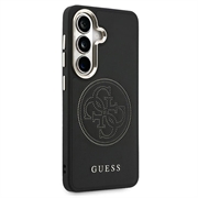 Custodia Samsung Galaxy S26 Guess Perforated 4G Logo - Compatibile con MagSafe - Nera