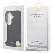 Custodia Samsung Galaxy S26 Guess Perforated 4G Logo - Compatibile con MagSafe - Nera