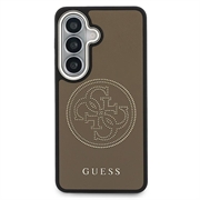 Custodia Samsung Galaxy S26 Guess Perforated 4G Logo - Compatibile con MagSafe - Marrone