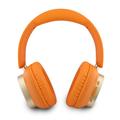Cuffie wireless ENC Guess Rectangle Metal Script Logo - Arancione