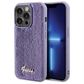Custodia Guess Sequin Script Logo per iPhone 15 Pro Max - Viola