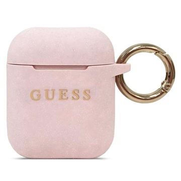 Cover in Silicone Guess per AirPods / AirPods 2 - Rosa