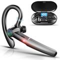 H03 Auricolare Bluetooth con gancio auricolare rotante e sensore tattile - Nero