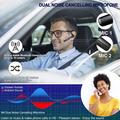 H03 Auricolare Bluetooth con gancio auricolare rotante e sensore tattile - Nero