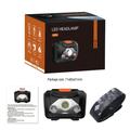 H09 Lampada frontale a LED 3W con 4 modalità di illuminazione