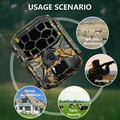 Fotocamera da caccia H1W 8K con pannello solare - WiFi/Bluetooth - Mimetica